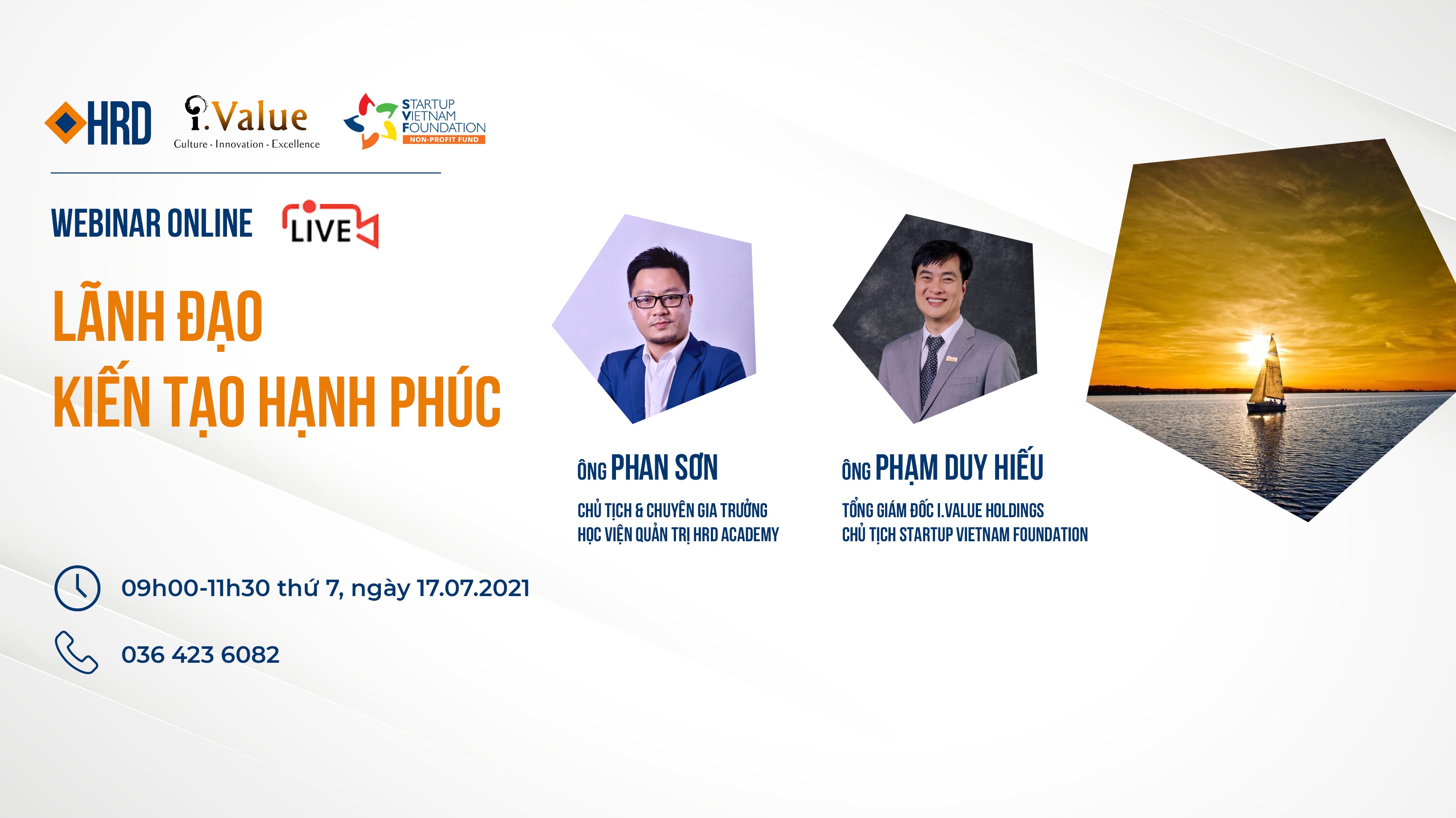 WORKSHOP ONLINE: LÃNH ĐẠO KIẾN TẠO HẠNH PHÚC