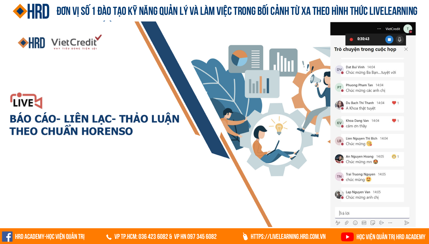 LiveLearning VietCredit | KỸ NĂNG BÁO CÁO - LIÊN LẠC-THẢO LUẬN HIỆU QUẢ