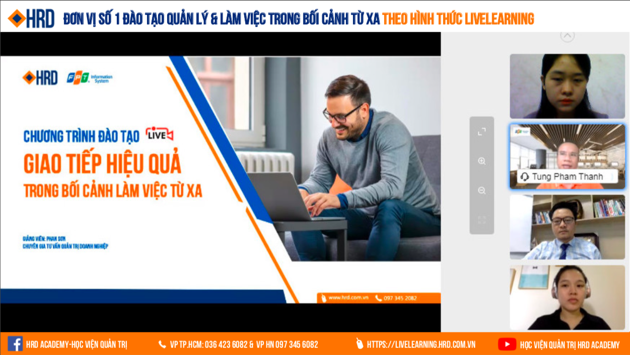 LiveLearning FIS | GIAO TIẾP HIỆU QUẢ TRONG BỐI CẢNH LÀM VIỆC TỪ XA