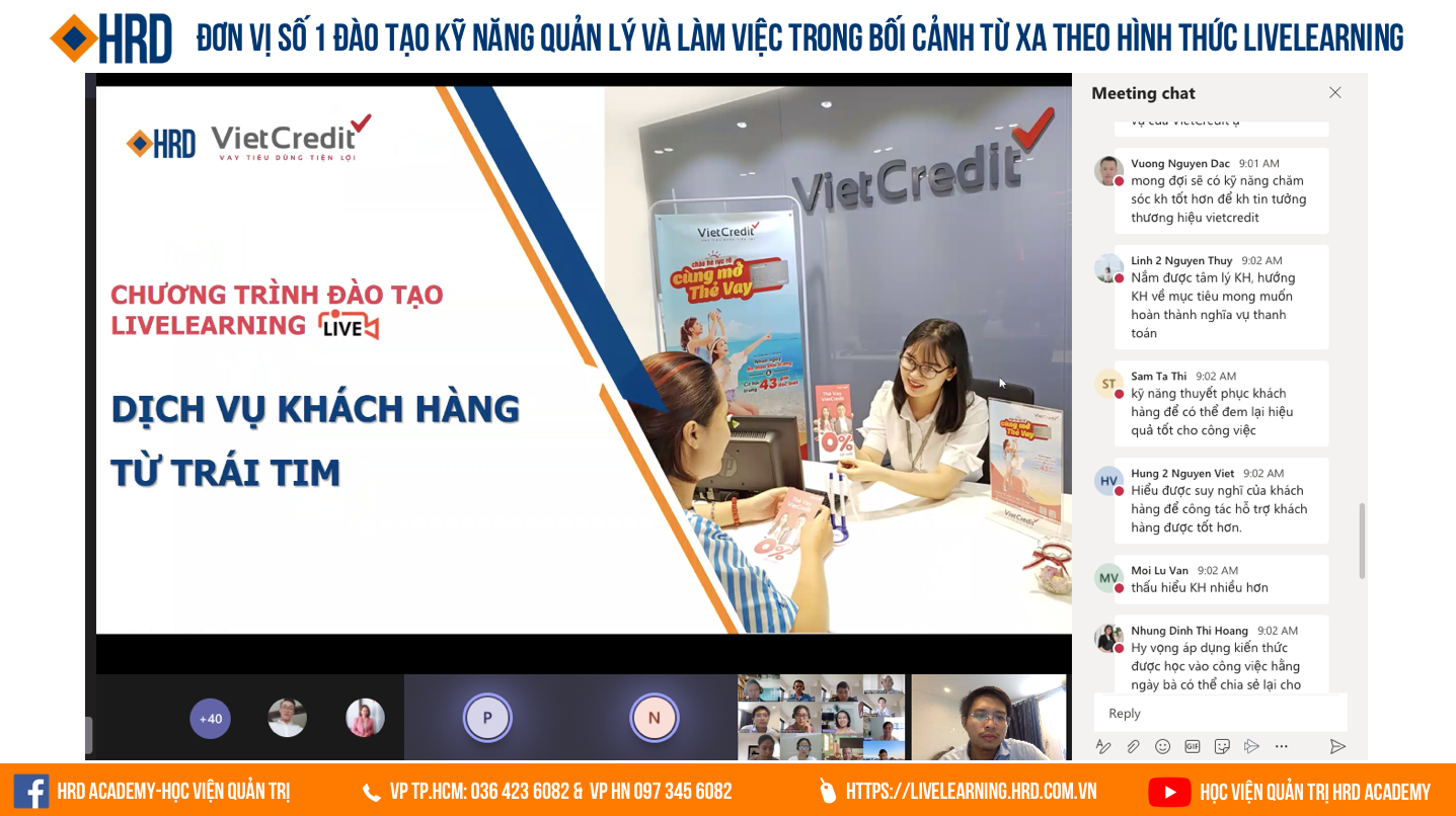 LiveLearning VietCredit | DỊCH VỤ KHÁCH HÀNG TỪ TRÁI TIM