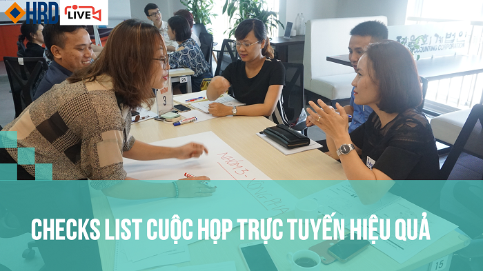 CHECKLIST CUỘC HỌP TRỰC TUYẾN HIỆU QUẢ