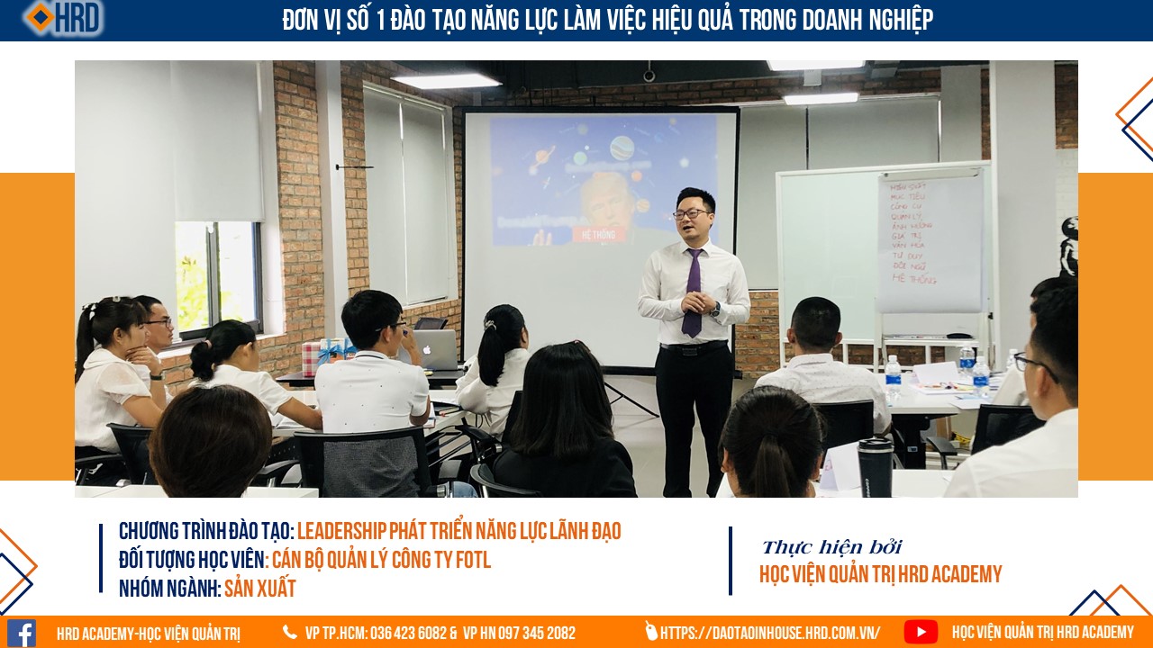 LEADERSHIP PHÁT TRIỂN NĂNG LỰC LÃNH ĐẠO | CÔNG TY FRUIT OF THE LOOM VIỆT NAM (FOTL)