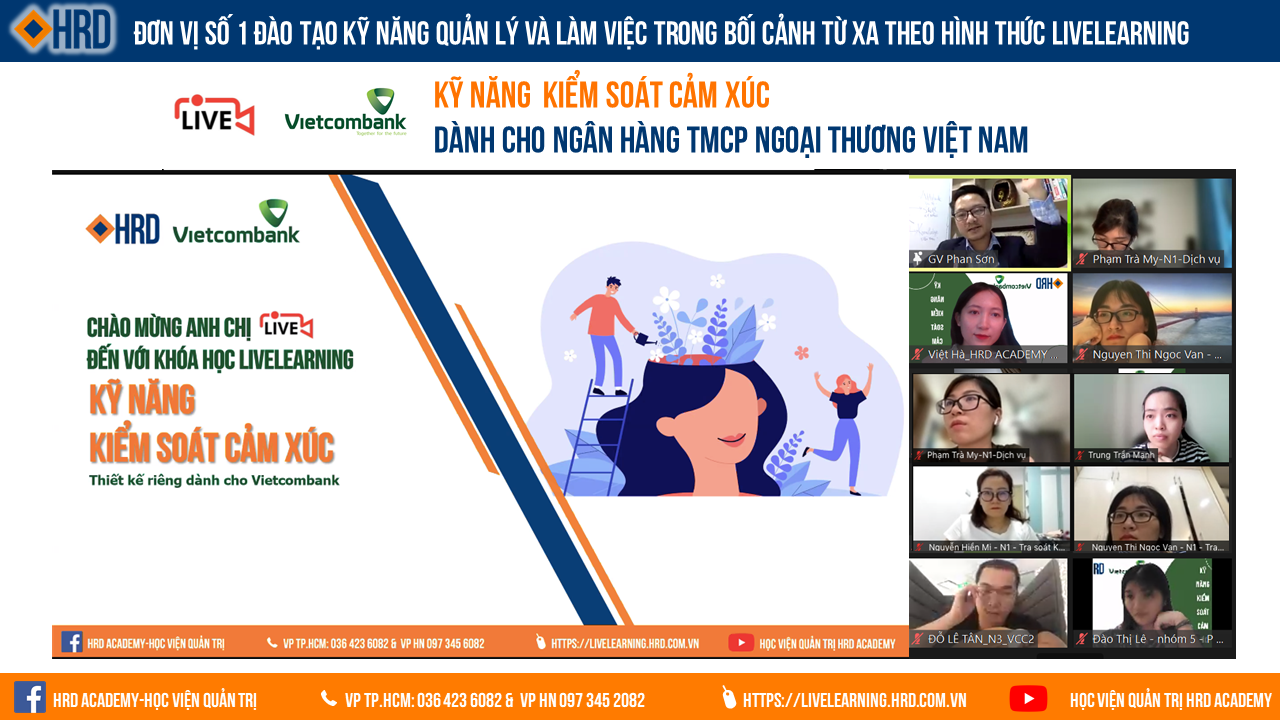 LIVELEARNING VIETCOMBANK | KỸ NĂNG KIỂM SOÁT CẢM XÚC