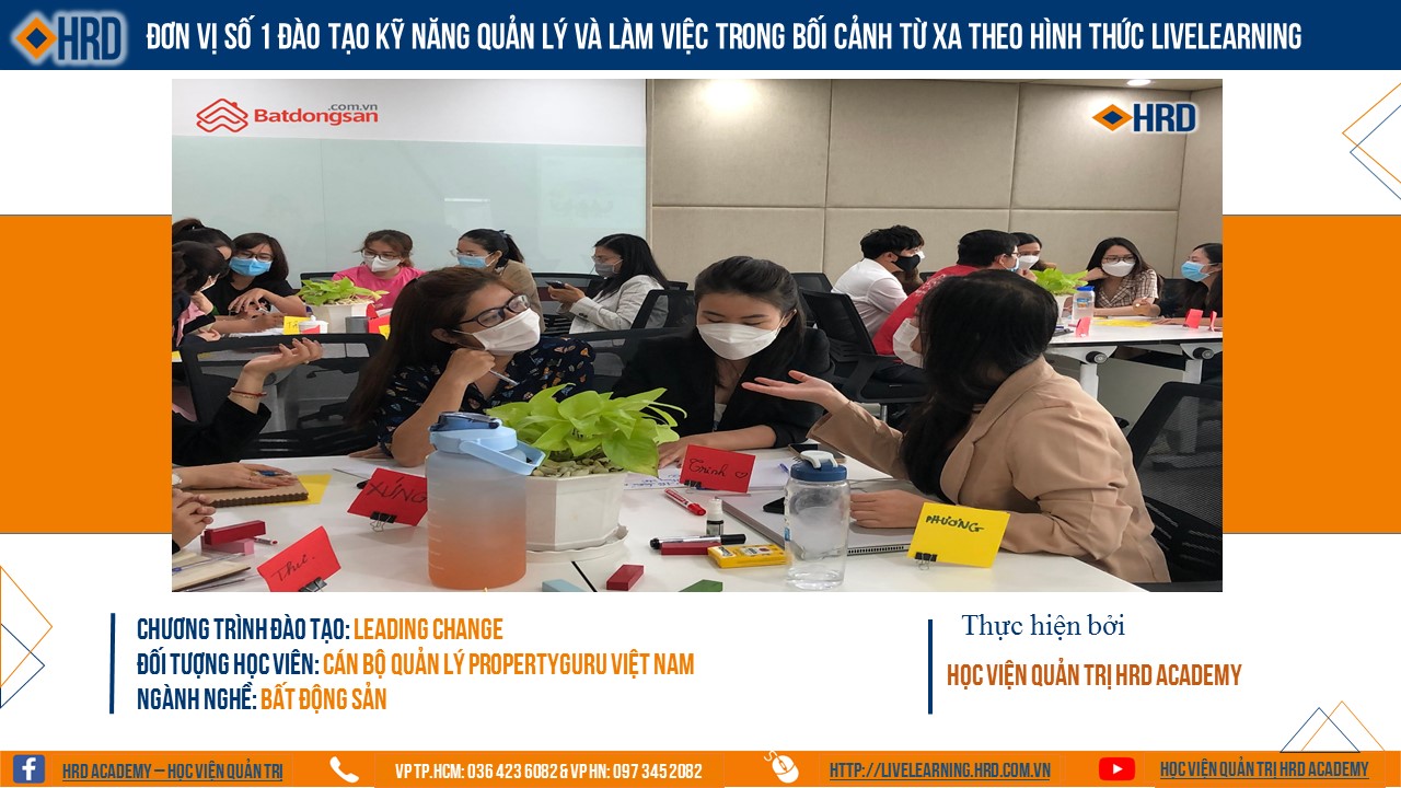 PROPERTYGURU | KHOÁ HỌC LEADING CHANGE DÀNH CHO QUẢN LÝ