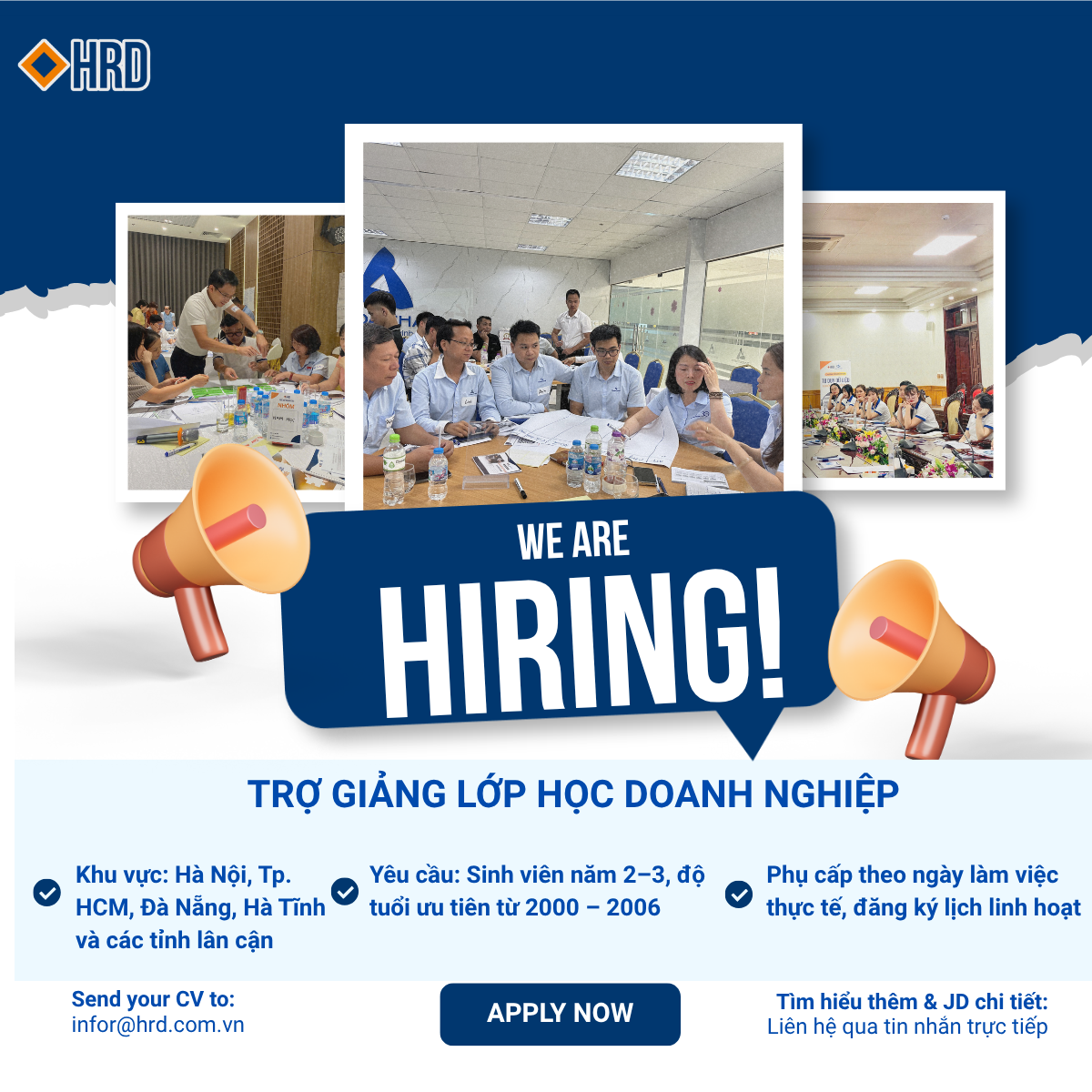 TRỢ GIẢNG LỚP HỌC DOANH NGHIỆP
