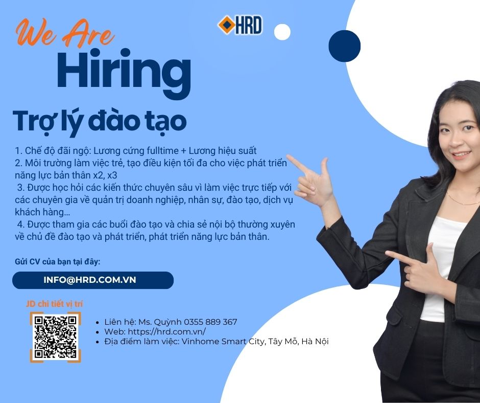 HOT: Tuyển Dụng Trợ Lý Đào Tạo Năm 2026