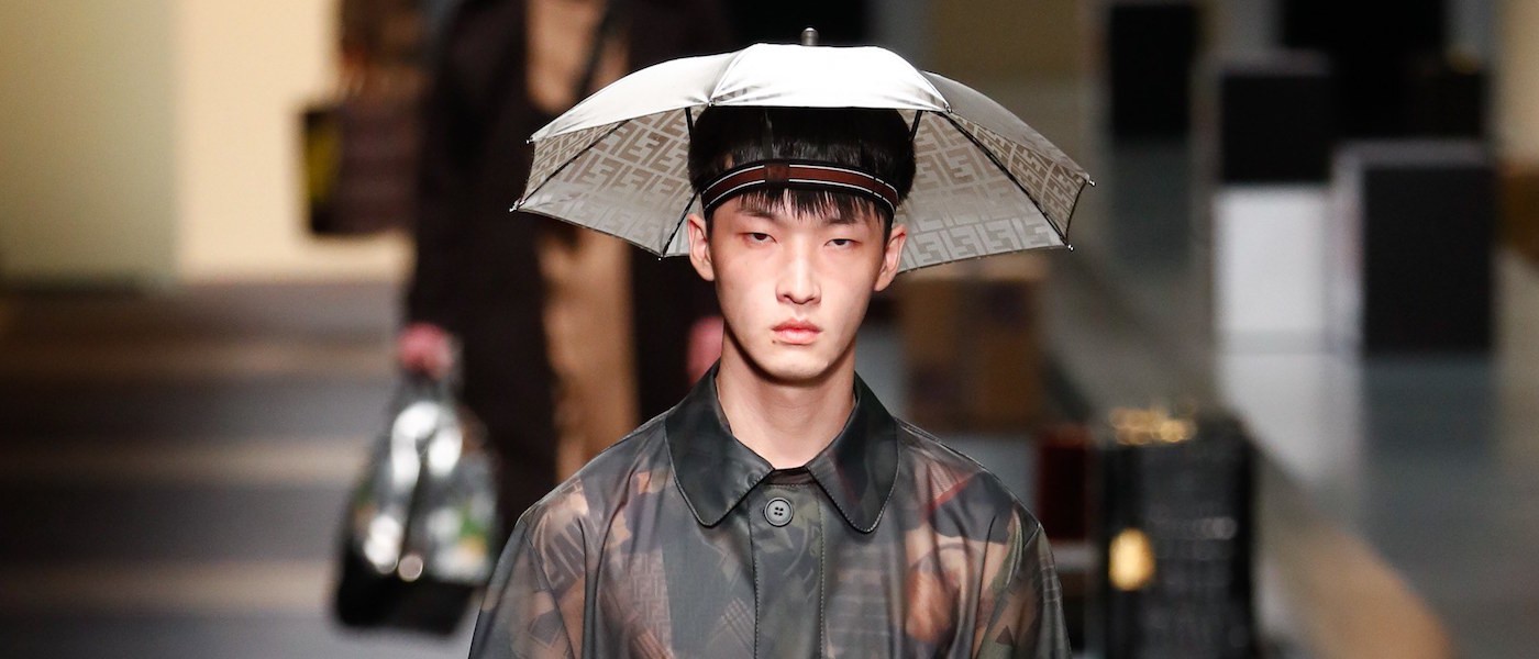 fendi umbrella hat