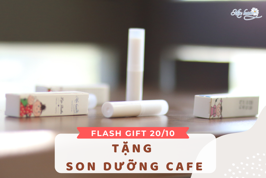 Chúc mừng 20/10, tặng Son dưỡng 0 đồng cho tất cả đơn hàng trong 3 ngày