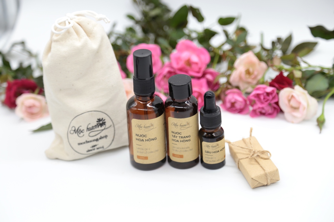 4 bước 10 phút mỗi ngày để da khỏe đẹp với combo chăm sóc da hữu cơ Mộc Hương