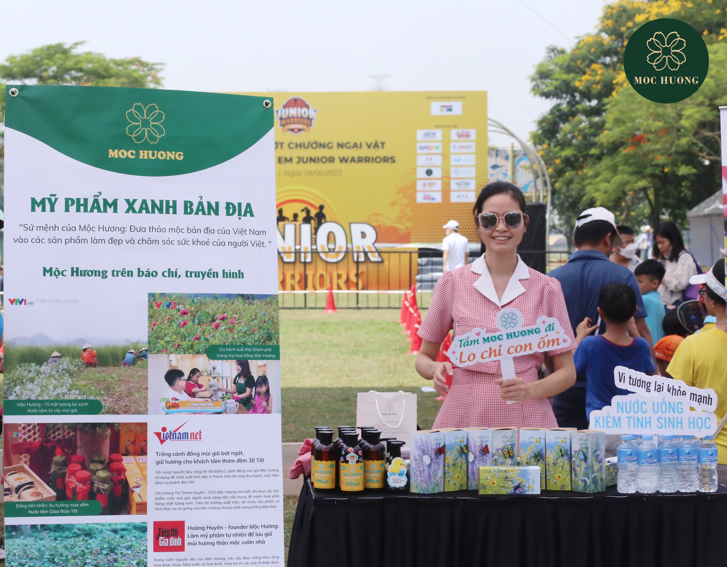 Mộc Hương đồng hành với Junior Warriors - Giải đấu vượt chướng ngại vật đầu tiên dành cho trẻ em 6-12 tuổi