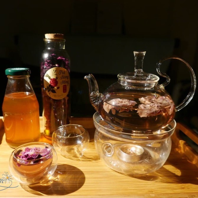 Trà hoa hồng nguyên bông