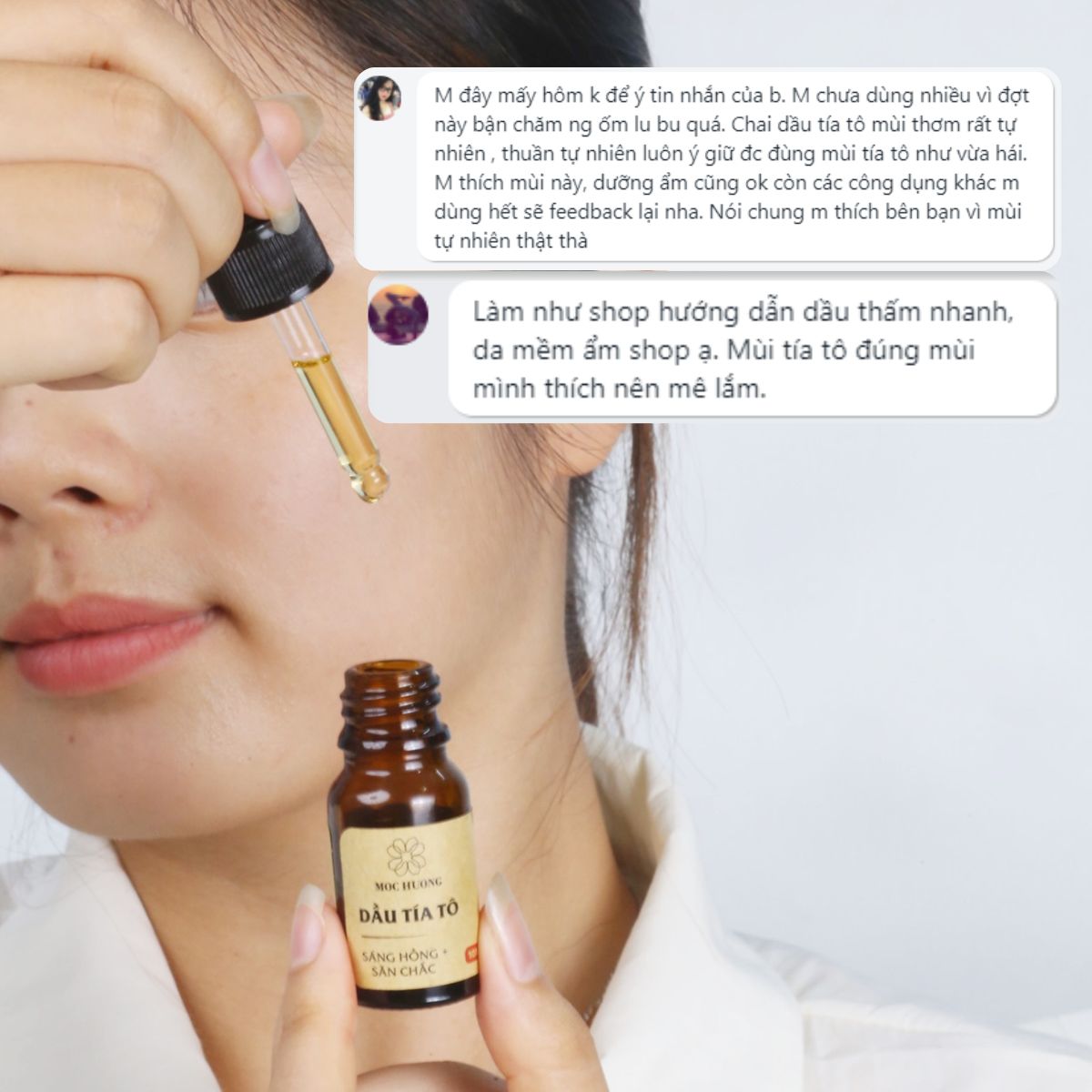 Dầu dưỡng tía tô - 10ml