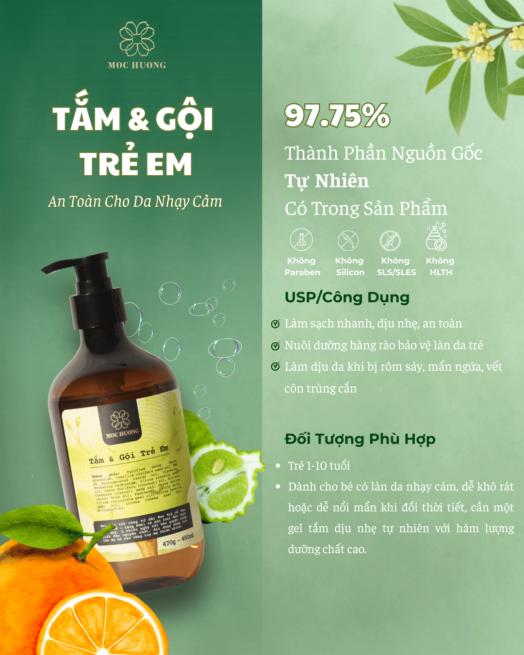 TẮM & GỘI TRẺ EM