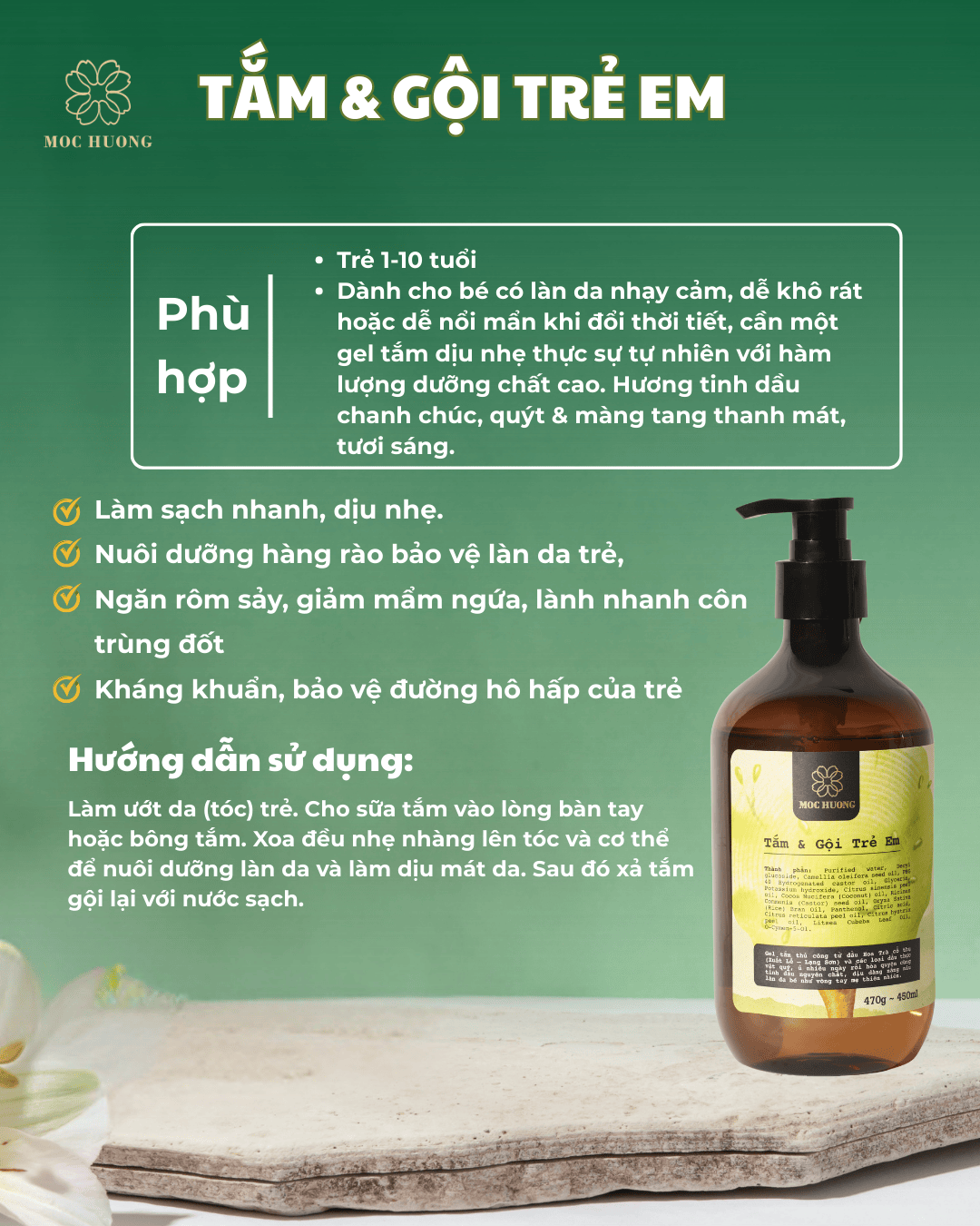 TẮM & GỘI TRẺ EM