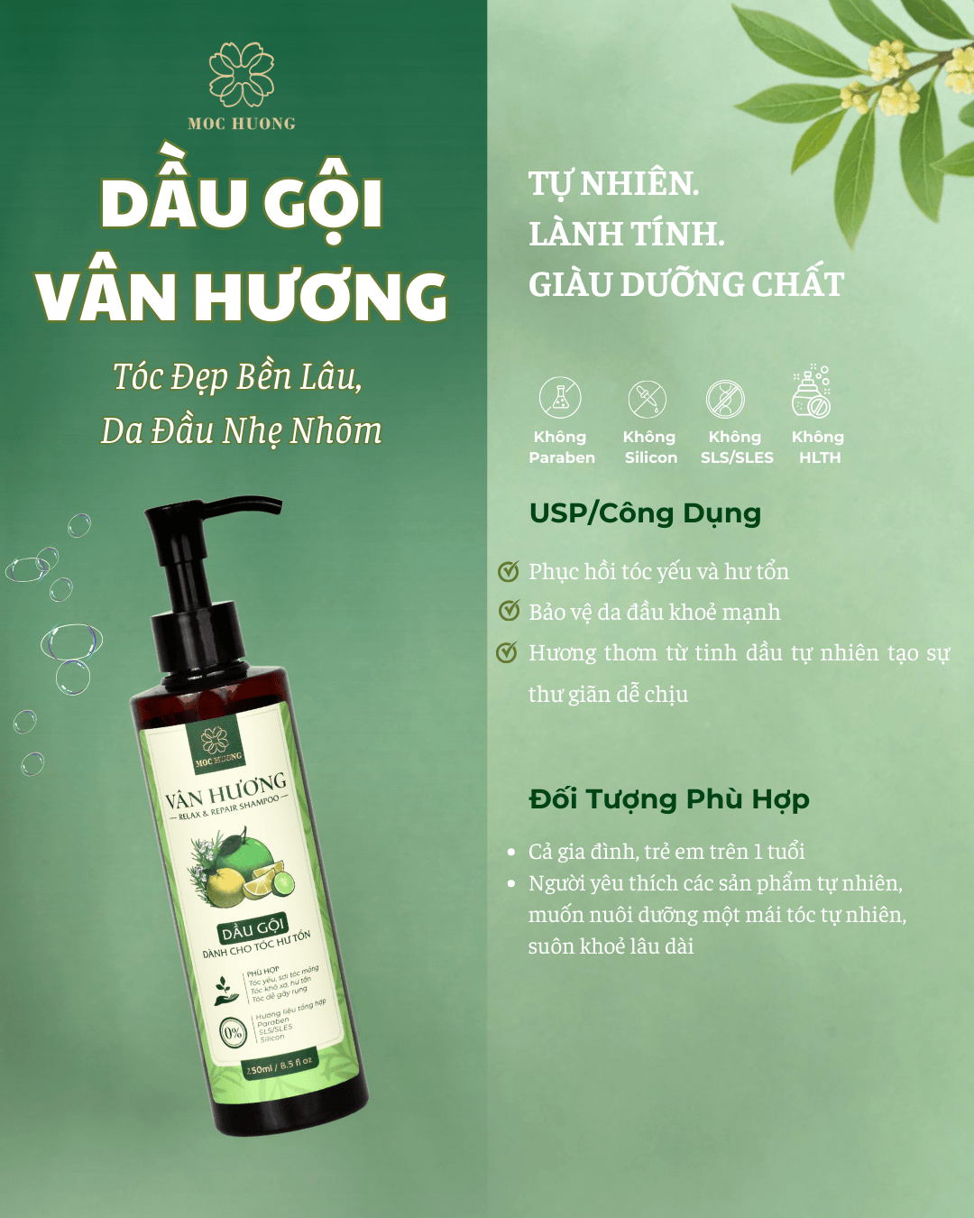 DẦU GỘI VÂN HƯƠNG