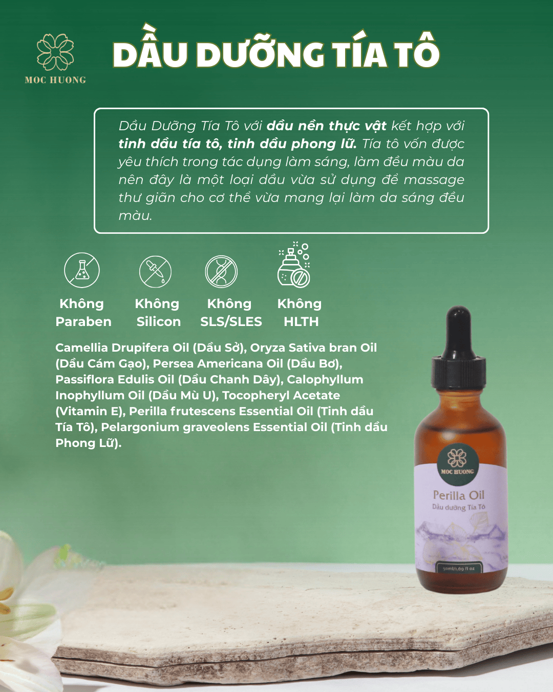 DẦU DƯỠNG TÍA TÔ