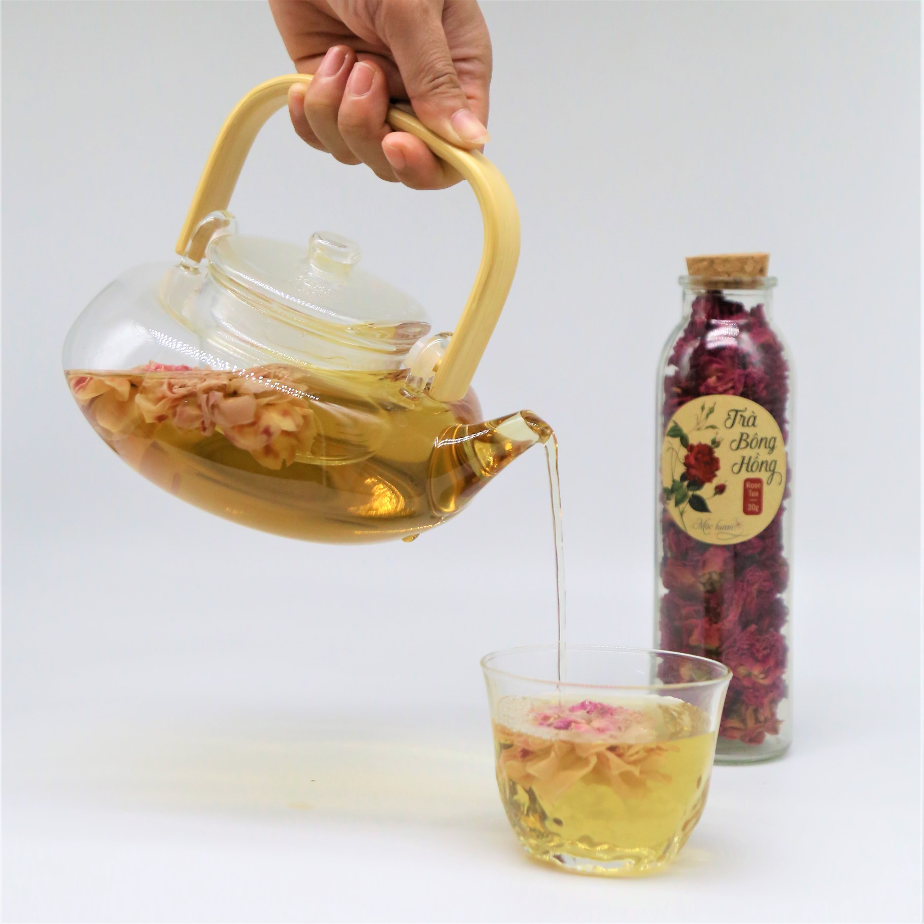 Trà hoa hồng nguyên bông