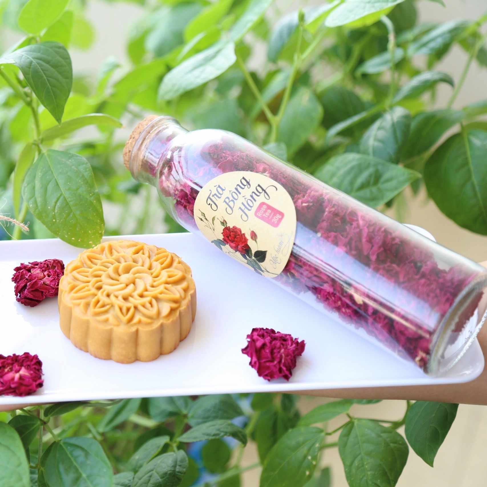 Trà hoa hồng nguyên bông