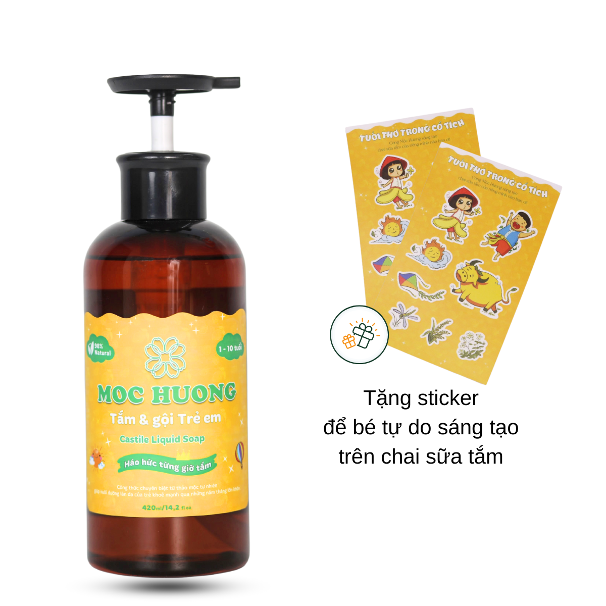 Sữa tắm & gội Trẻ em 420ml
