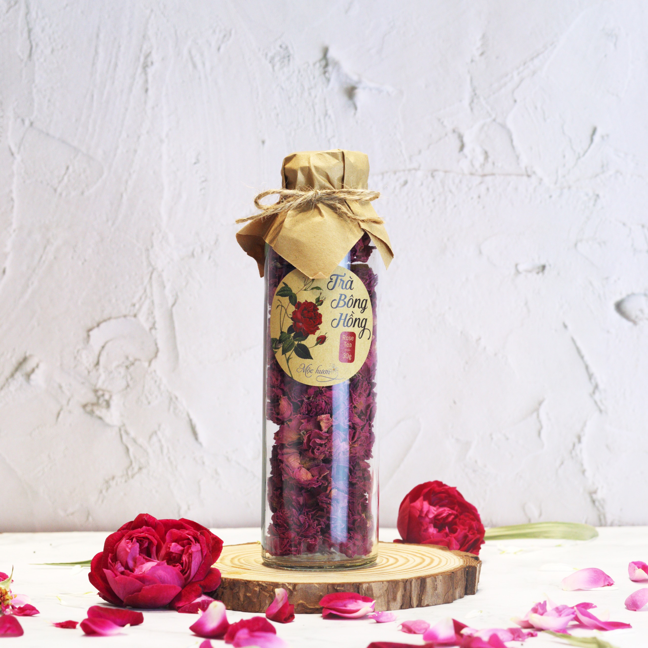 Trà hoa hồng nguyên bông