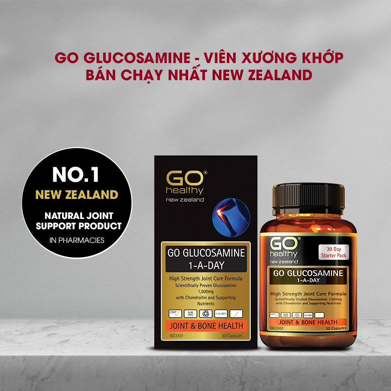 GO Glucosamine - Viên xương khớp bán chạy nhất New Zealand