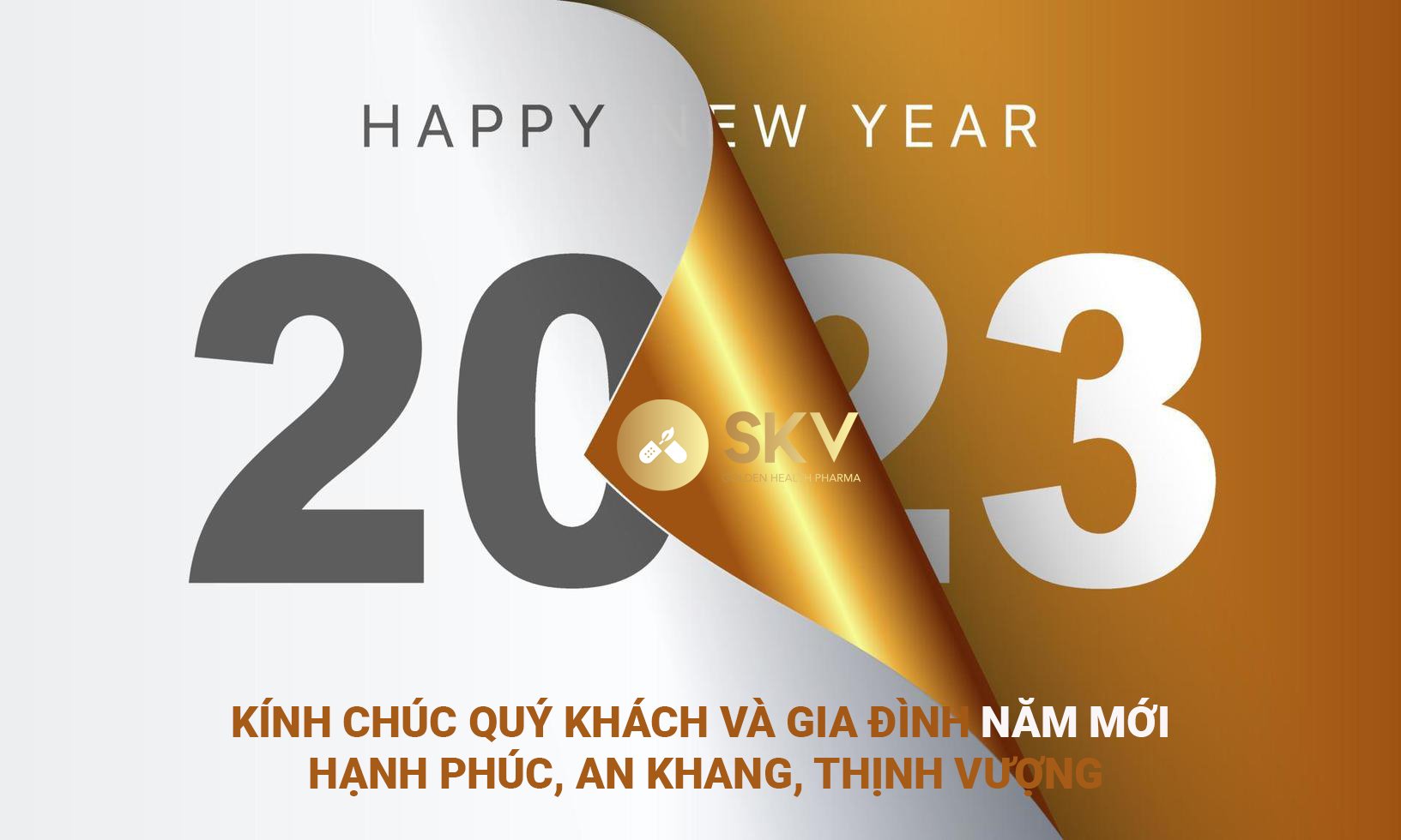 công ty Sức khoẻ vàng chúc mừng năm mới 2023
