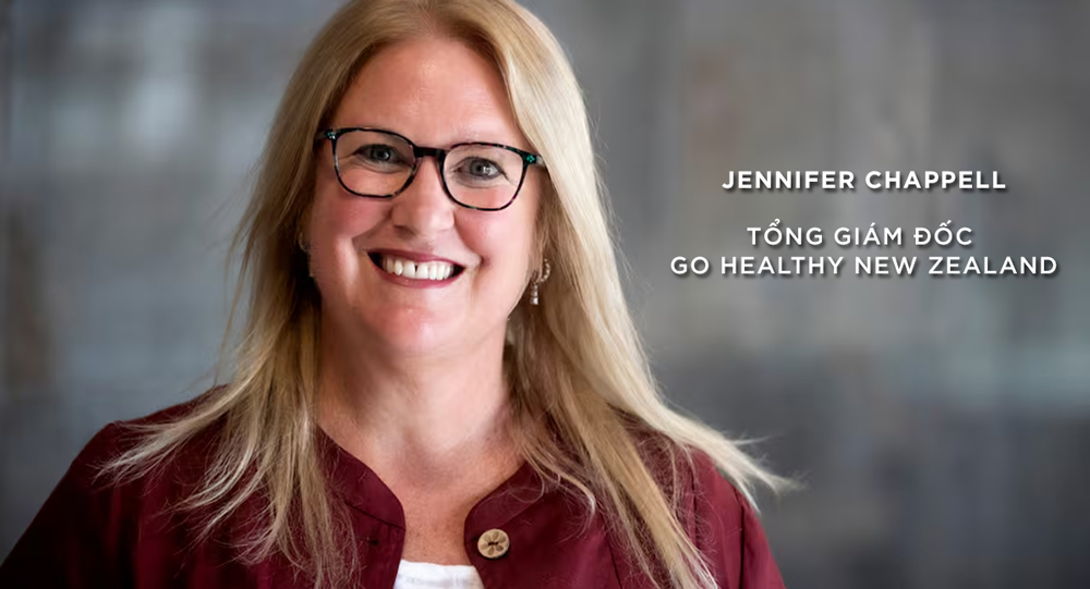 Jennifer Chappell Tổng Giám Đốc CEO GO Healthy New Zealand