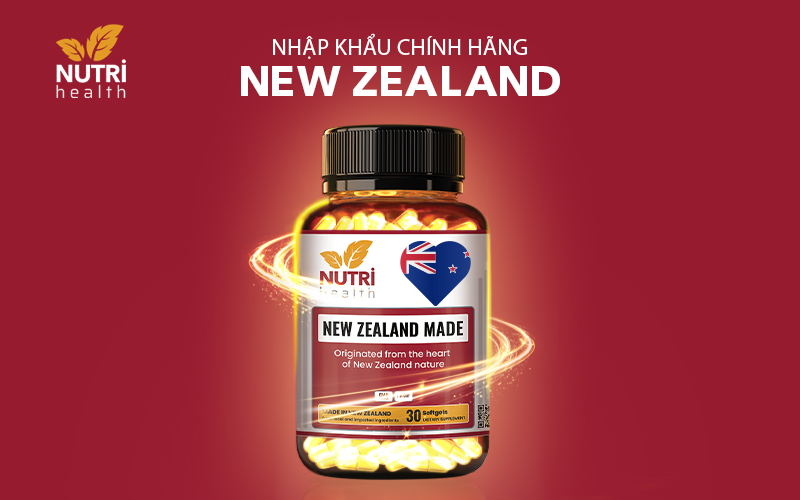 Nutri Health thương hiệu thực phẩm bảo vệ sức khoẻ hàng đầu New Zealand 