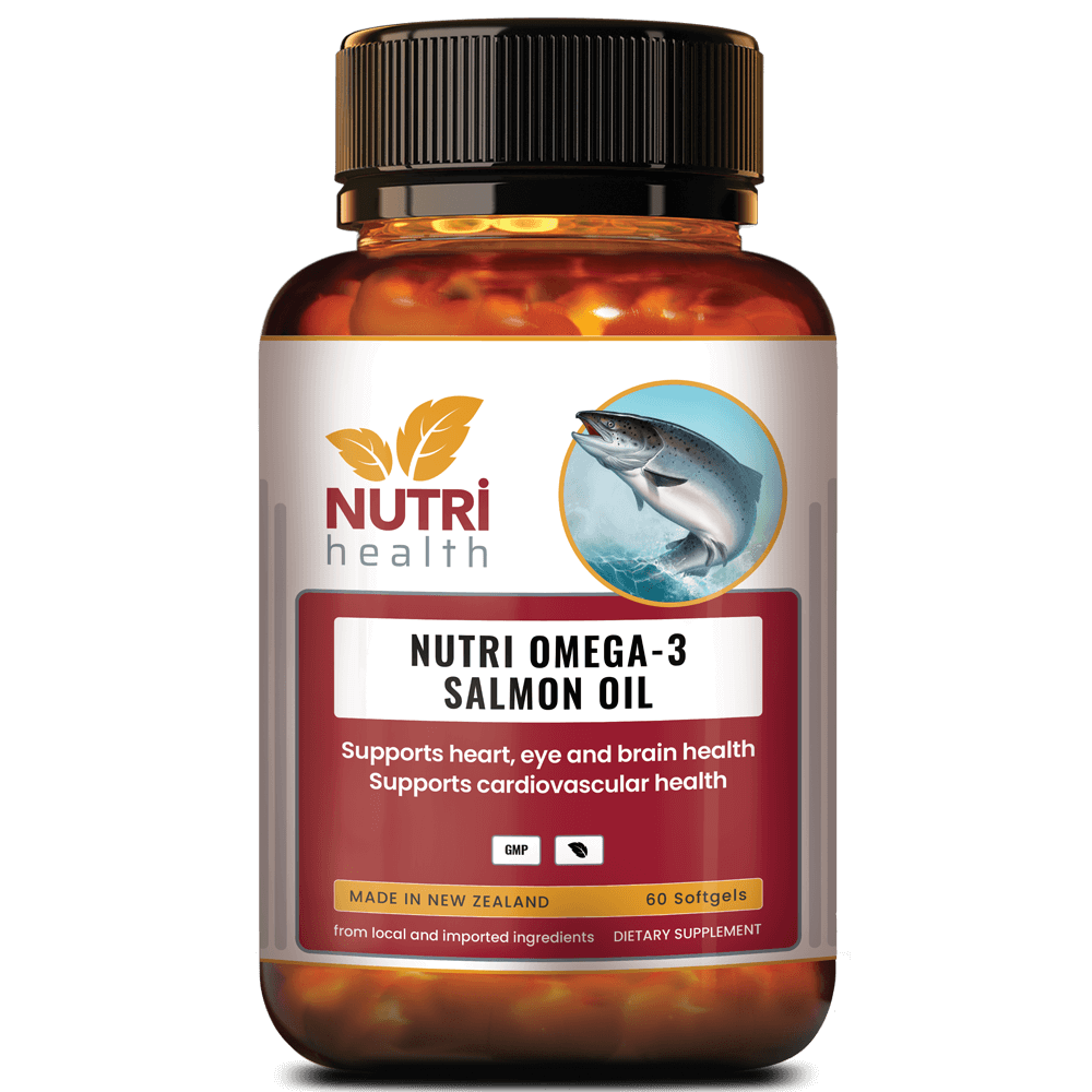 iên Dầu Cá Hồi NUTRI OMEGA 3 SALMON OIL nhập khẩu chính hãng từ New Zealand