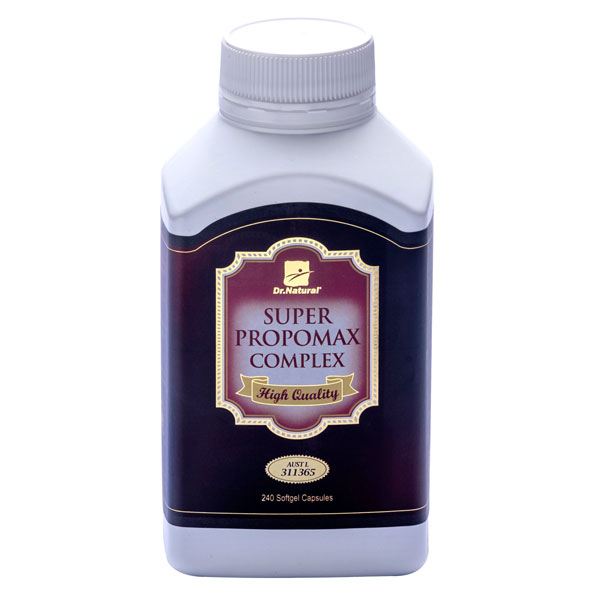 Keo ong Úc tăng đề kháng Dr Natural Super Propomax Complex 240 viên