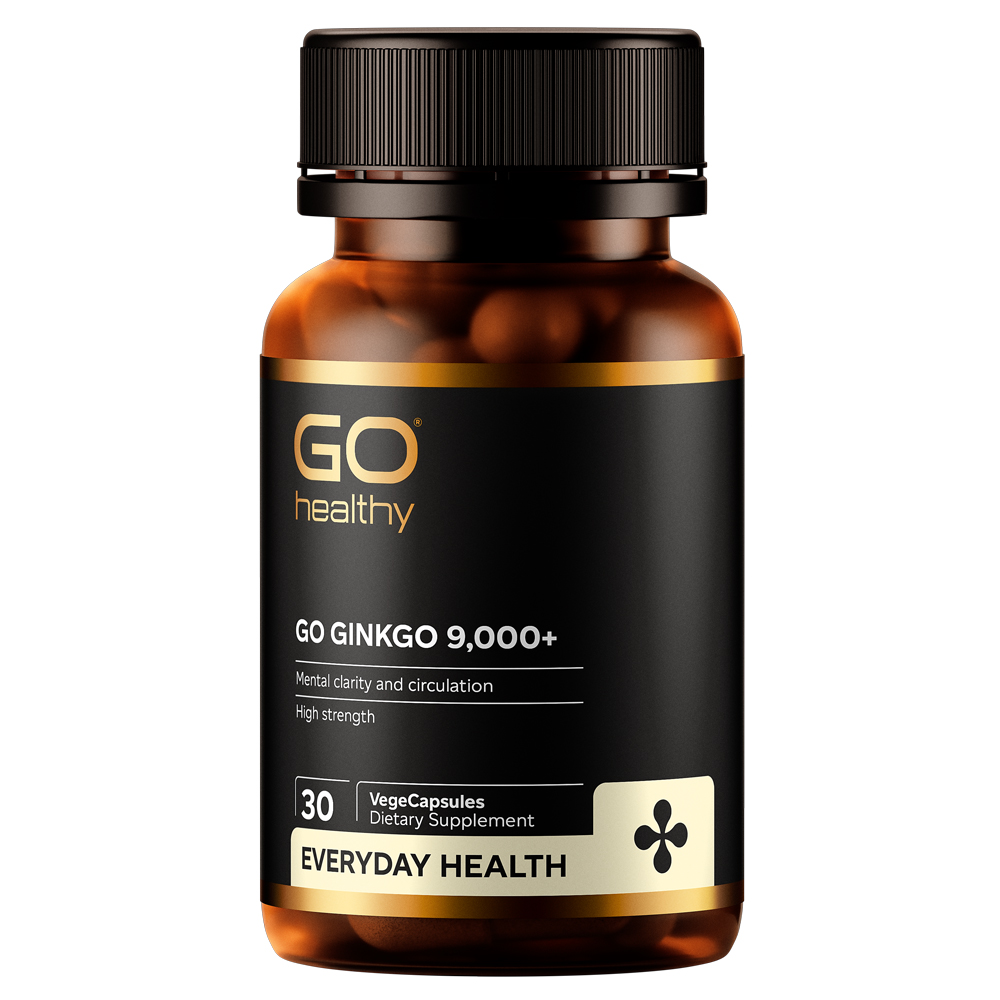 Viên uống bổ não nhập khẩu chính hãng New Zealand GO GINKGO 9000+ (30 viên) hỗ trợ tăng cường tuần hoàn não, cải thiện trí nhớ, tăng khả năng tập trung