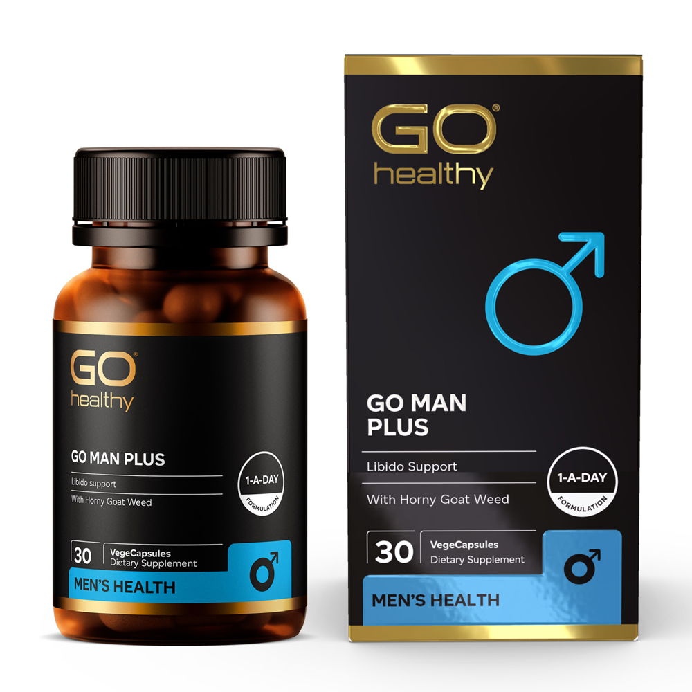 Sinh lý nam GO Man Plus nhãn mới GO Healthy New Zealand