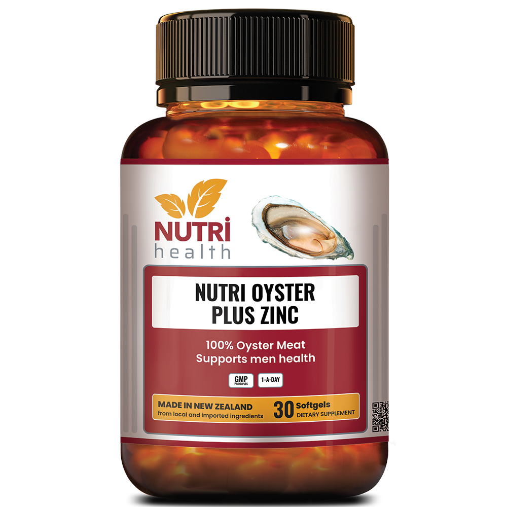 Nutri Oyster Plus Zinc 30 Nutri Health New Zealand