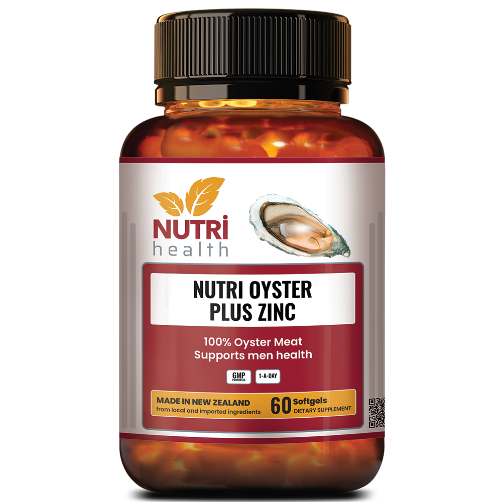 Nutri Oyster Plus Zinc 60 Nutri Health New Zealand