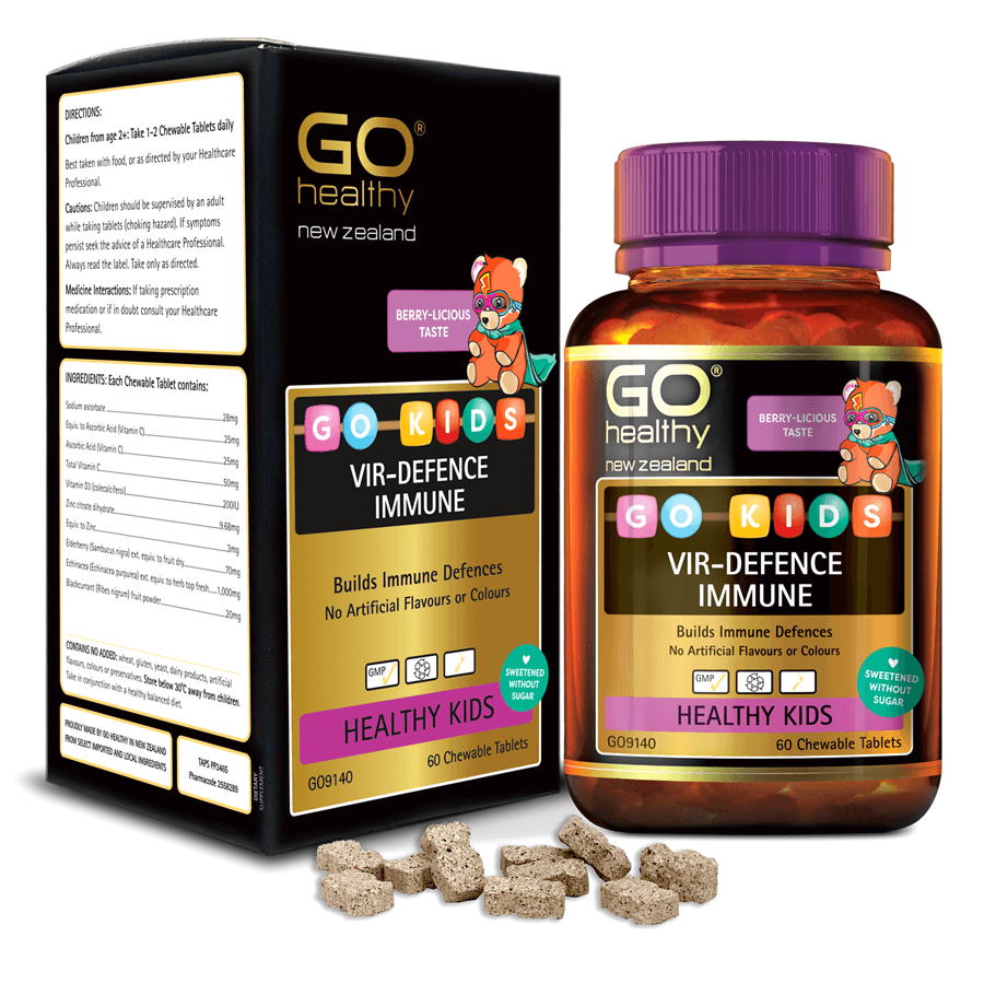 Tăng đề kháng GO Healthy New Zealand GO KIDS VIR-DEFENCE IMMUNE