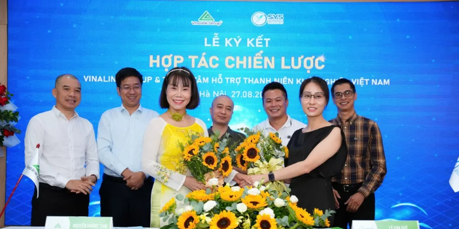 Vinalink Group ký kết hợp tác chiến lược với Trung tâm Hỗ trợ Thanh niên khởi nghiệp Việt Nam