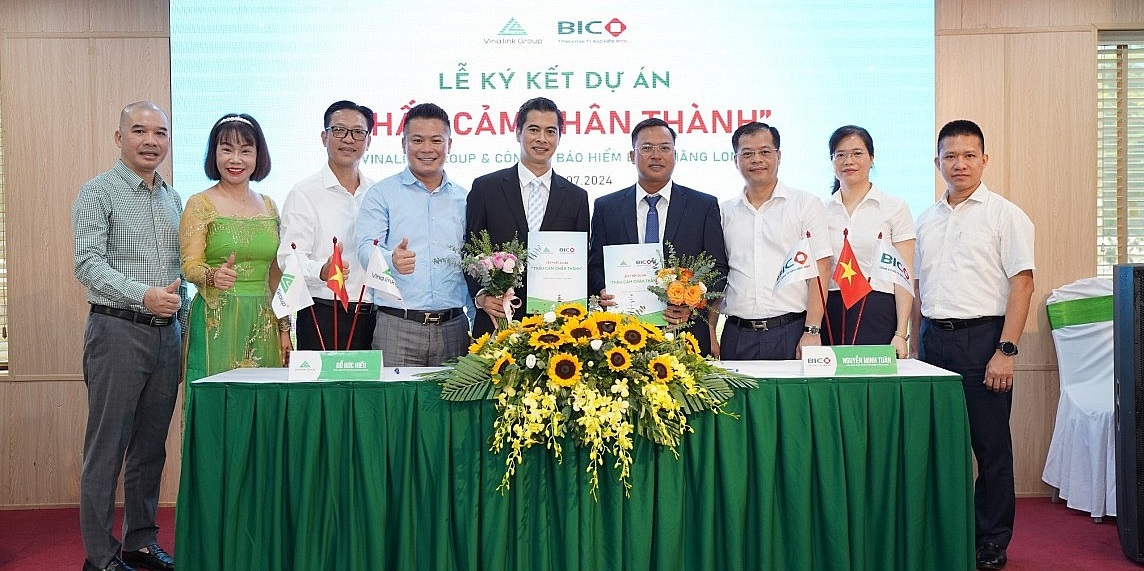 Vinalink Group ký kết dự án “Thấu cảm chân thành” với BIC Thăng Long