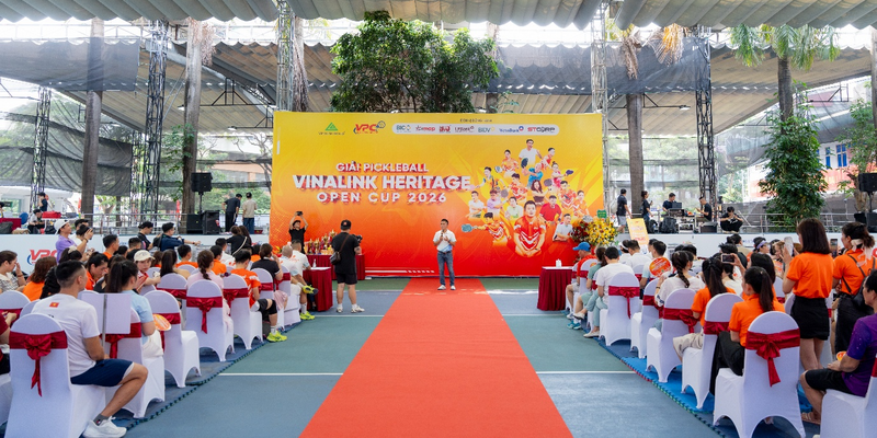 Vinalink Heritage Open Cup 2026: Lan tỏa mạnh mẽ thông điệp 'khỏe thân – tâm – trí'