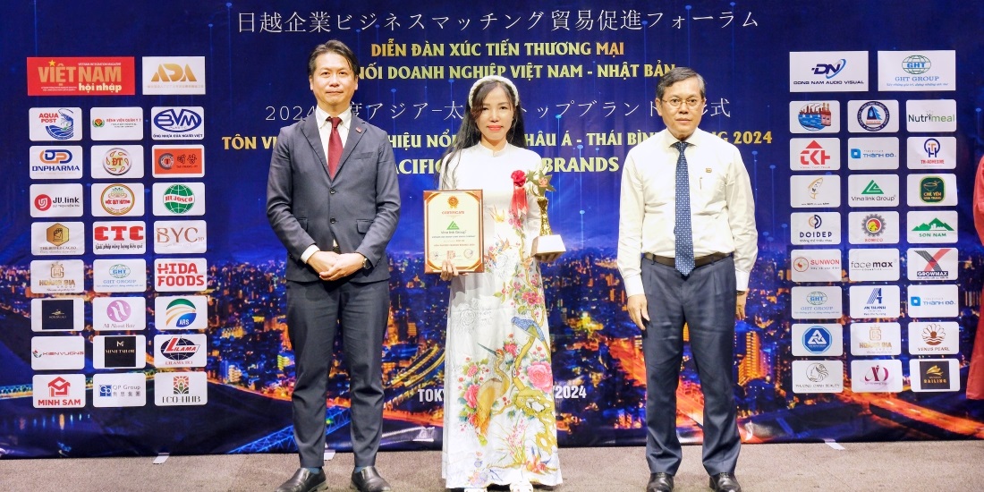 Vinalink Group nhận giải “Top 10 Thương hiệu Nổi tiếng Châu Á - Thái Bình Dương 2024”