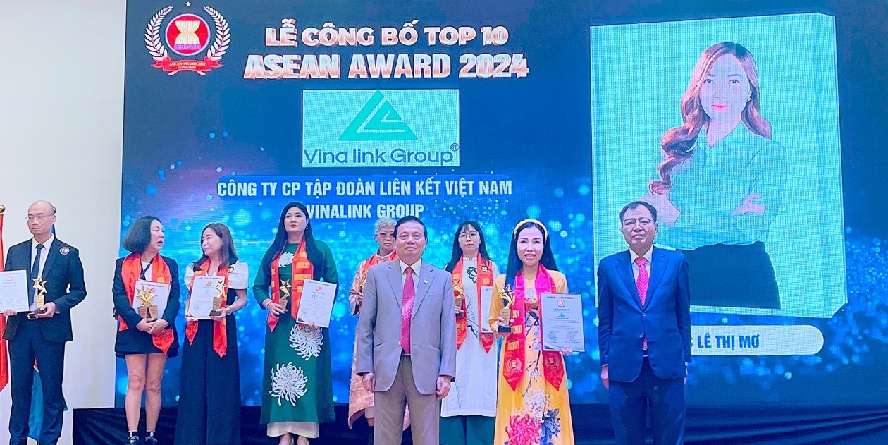 Vinalink Group lọt Top 10 thương hiệu nổi tiếng ASEAN năm 2024