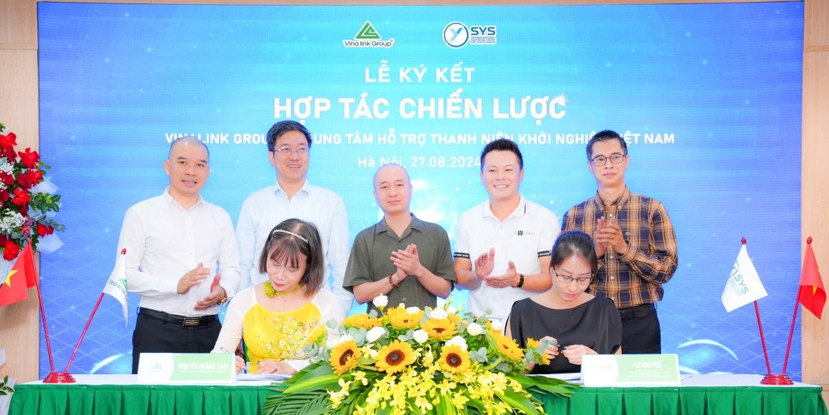 Vinalink Group và Trung tâm Hỗ trợ Thanh niên Khởi nghiệp Việt Nam ký kết hợp tác chiến lược