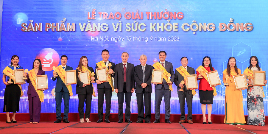 SẢN PHẨM VÀNG VÌ SỨC KHỎE CỘNG ĐỒNG NĂM 2023