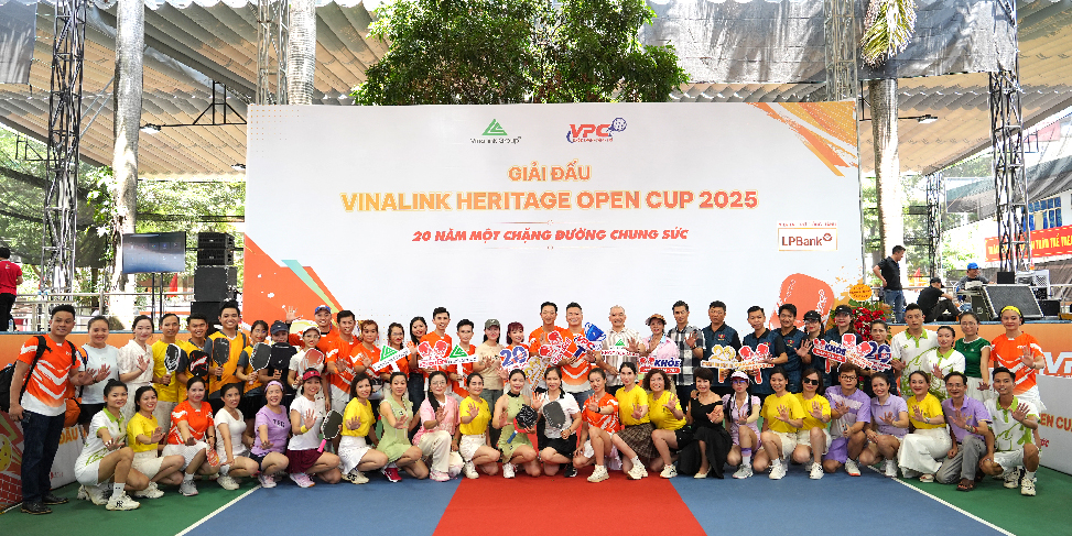 Giải đấu Vinalink Heritage Open Cup 2025 thành công rực rỡ