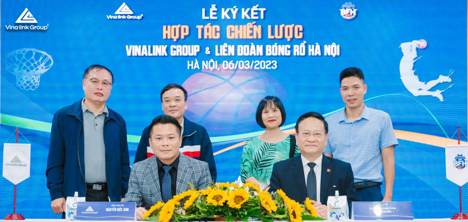 Vinalink Group và Liên đoàn Bóng rổ Hà Nội ký kết hợp tác chiến lược giai đoạn 2023-2025