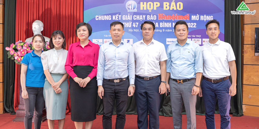 VINALINK GROUP TRONG HỌP BÁO CHO GIẢI CHẠY BÁO HÀNỘIMỚI NĂM 2022