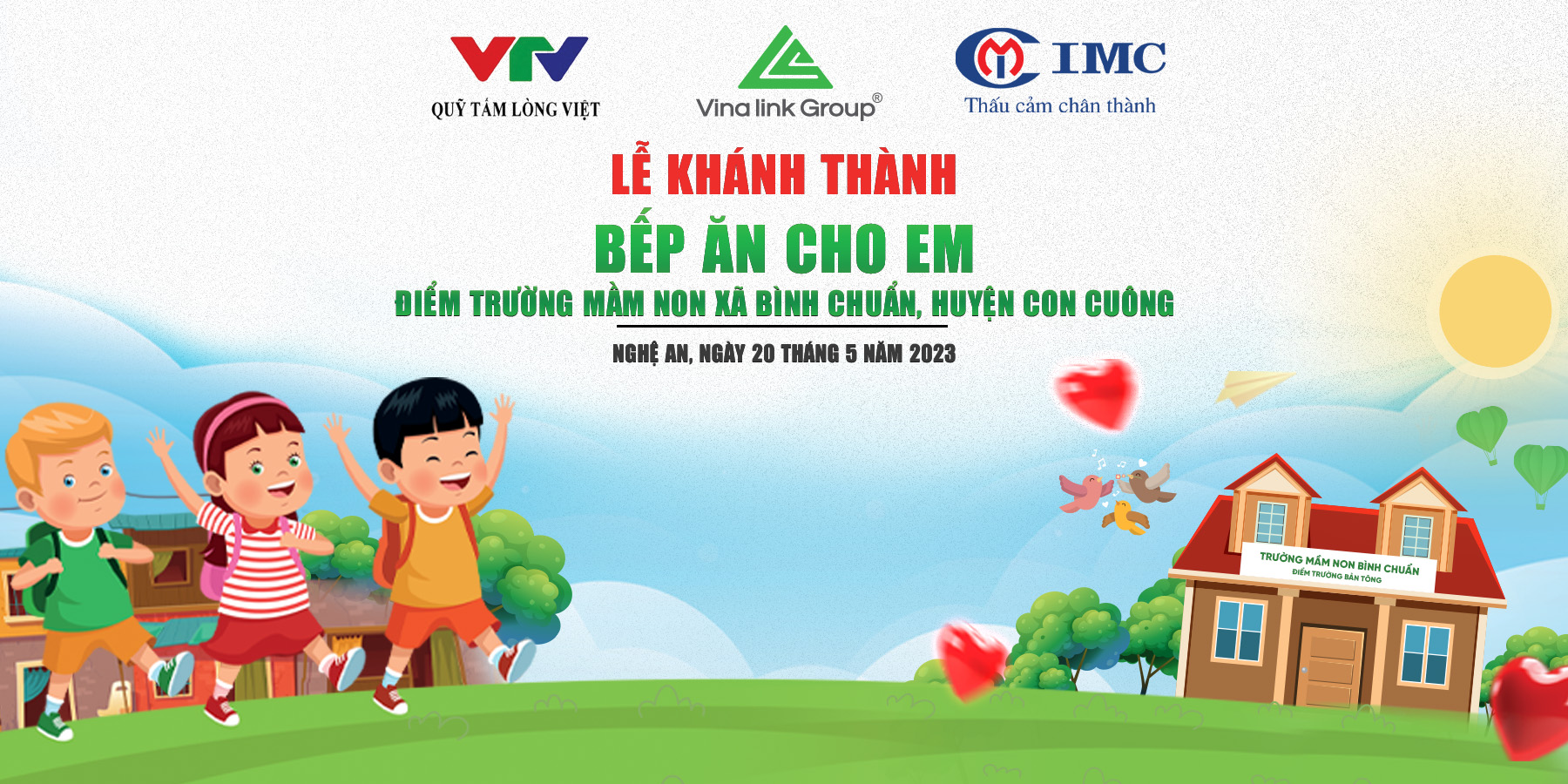 HÀNH TRÌNH THIỆN NGUYỆN BẾP ĂN CHO EM – BẾP ĂN BÌNH CHUẨN
