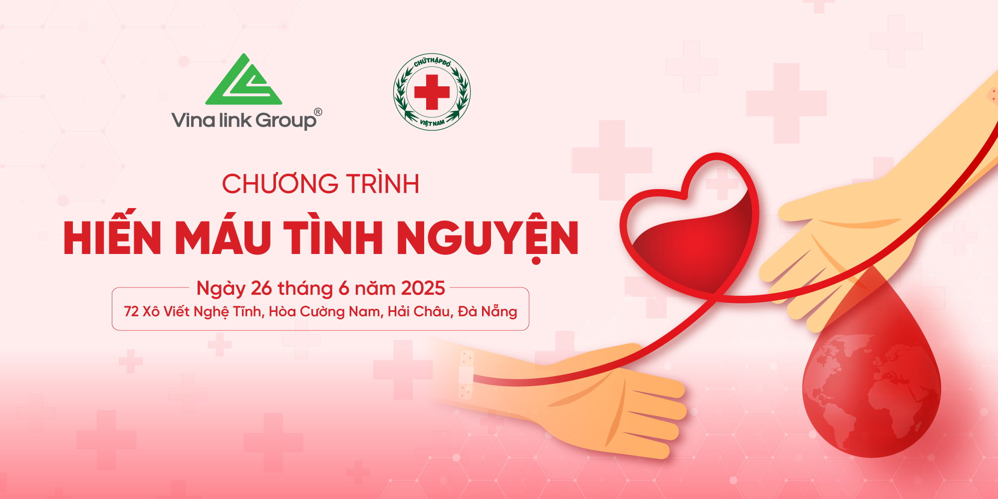Vinalink Group đồng hành cùng Hội Chữ thập đỏ TP. Đà Nẵng lan tỏa nghĩa cử cao đẹp
