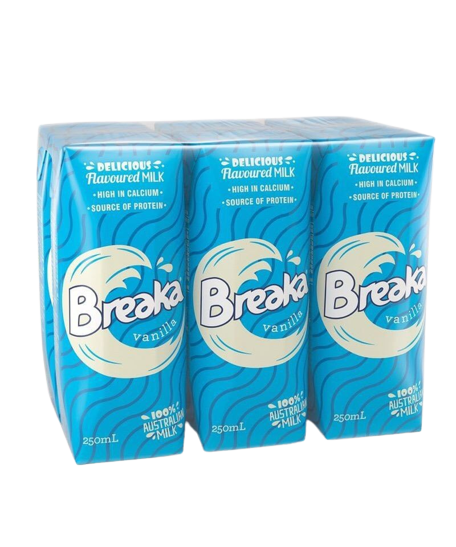 Sữa Tươi Breaka Hương Vanilla hộp 250ml