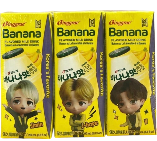 Sữa tươi Binggrae hương chuối 200ml