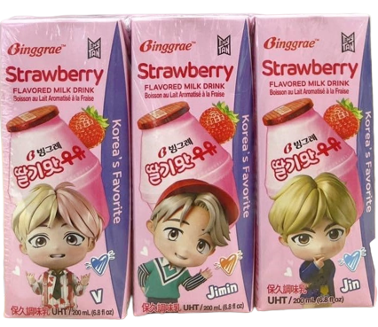 Sữa tươi Binggrae Hương Dâu 200ml